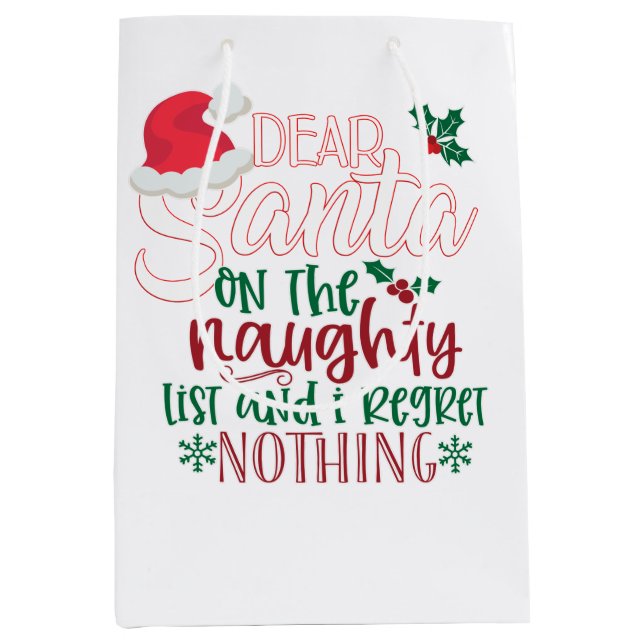 Kära Santa, jag beklagar ingenting (Framsidan)