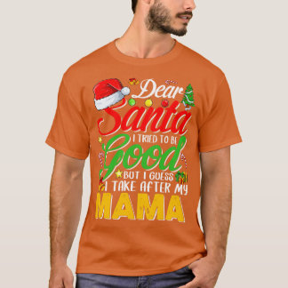 Kära Santa jag försökte vara Bra, men jag tar efte T Shirt