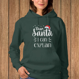Kära Santa, jag kan förklara den roliga julen T Shirt