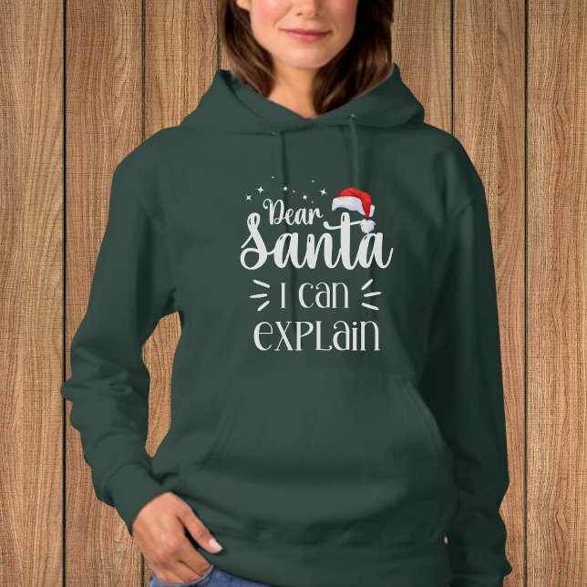 Kära Santa, jag kan förklara den roliga julen T Shirt (Skapare uppladdad)