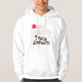 Kära Santa, jag kan förklara jul Hoodie