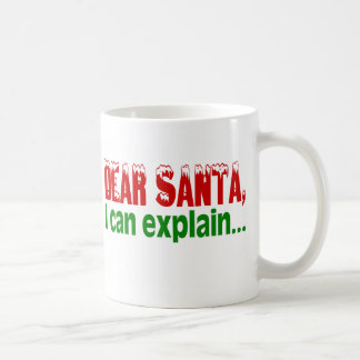 Kära Santa, jag kan förklara Kaffemugg