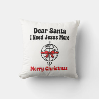 Kära Santa Jesus Kudde - Tro Geschenk