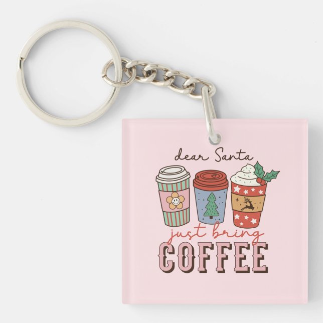 Kära Santa | Julkaffe, latte (Framsidan)