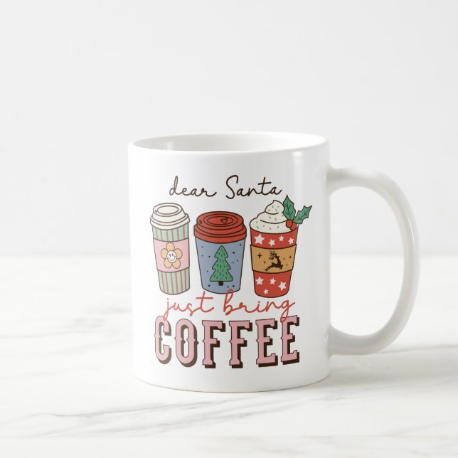 Kära Santa | Julkaffe, latte Kaffemugg (Höger)