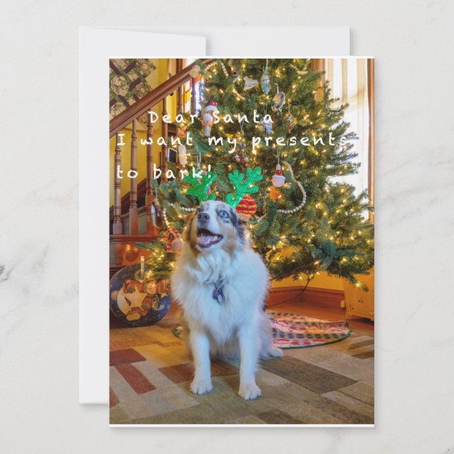 Kära Santa Julkort (Framsida)