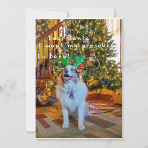 Kära Santa Julkort
