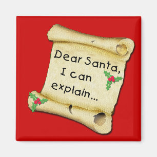 Kära Santa… kan jag förklara den roliga Magnet