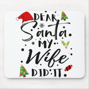 Kära Santa Min fru, gjorde det så roligt att julpa Musmatta