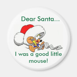 Kära Santa Mouse Magnet