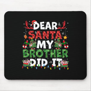 Kära Santa My Brother gjorde det roligt med julbos Musmatta