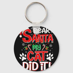 Kära Santa My Cat................................. Nyckelring
