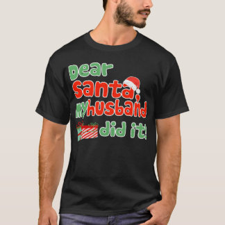 Kära Santa My Make gjorde det roligt med Christmas T Shirt