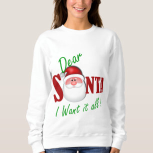 Kära Santa önskar jag all den! T Shirt