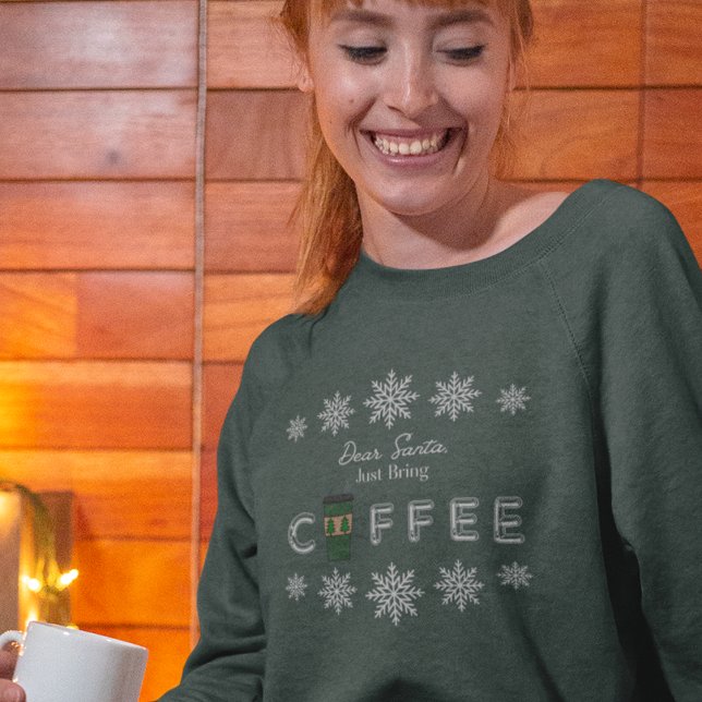 Kära Santa precis, ta med kaffe T Shirt (Skapare uppladdad)