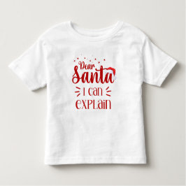 Kära Santa roligt Unisex-jul T Shirt