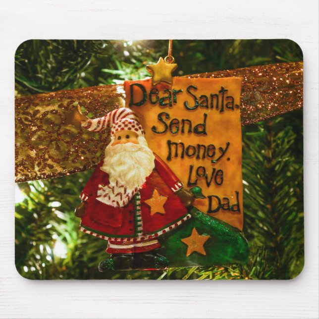 Kära Santa Send Money Musmatta (Framsidan)