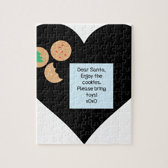 Kära Santa - snälla ta med Leksaker Pussel (Vertikal)