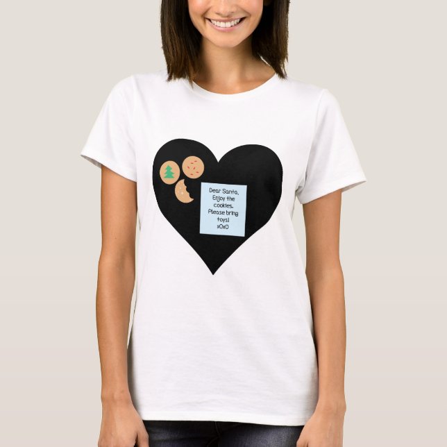 Kära Santa - snälla ta med Leksaker T-shirt (Framsida)