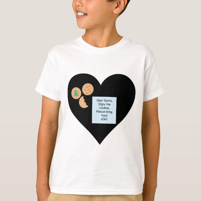 Kära Santa - snälla ta med Leksaker Tee (Framsida)