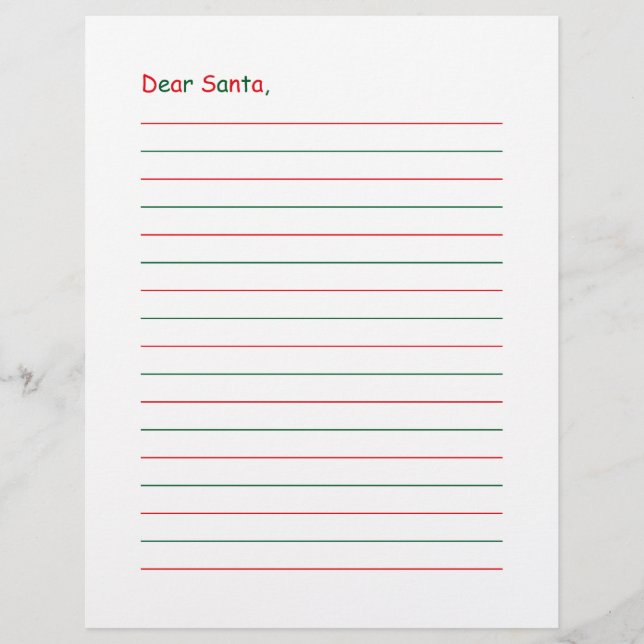 Kära Santa Stationery (Framsida)