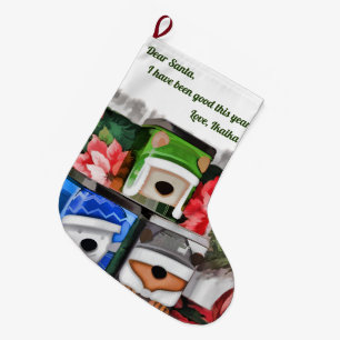 Kära Santa Stor Julstrumpa