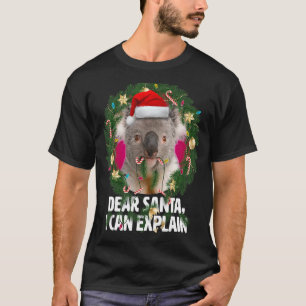 Kära Santa, Sweet Koala var stygg vid jul T Shirt
