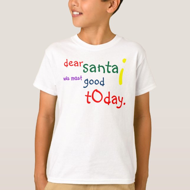 Kära Santa T-Shirt (Framsida)