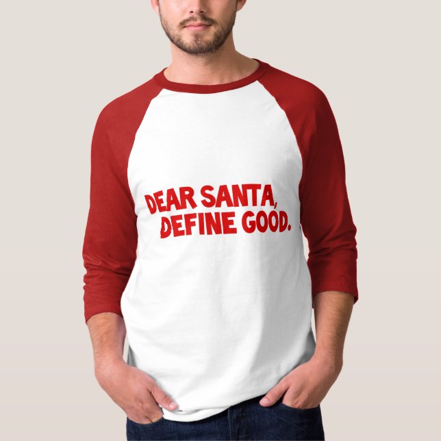 Kära Santa T Shirt (Framsida)