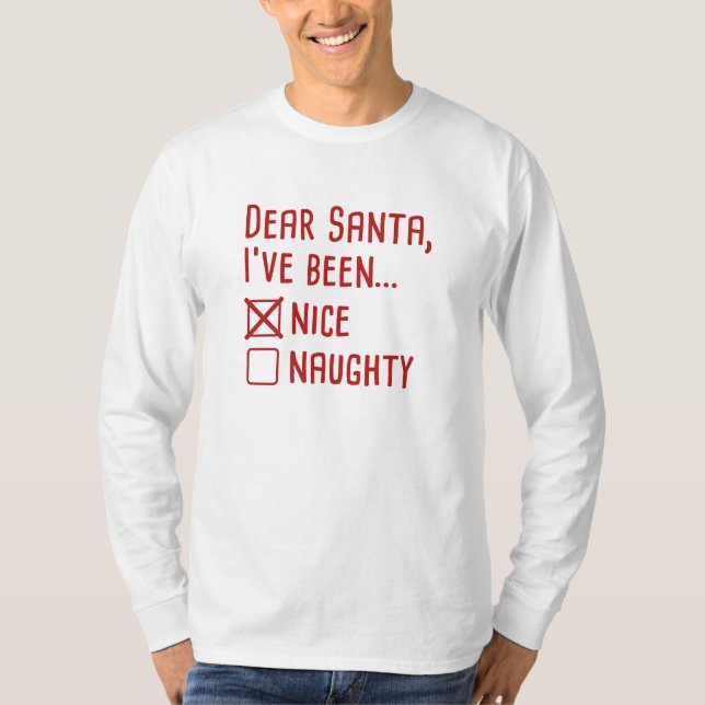 Kära Santa T Shirt (Framsida)