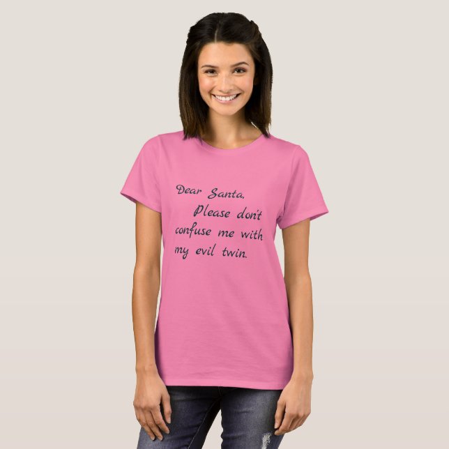 Kära Santa Tee Shirt (Hel framsida)