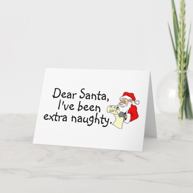 Kära Santa varaa Ive stygg extra Helgkort (Framsida)