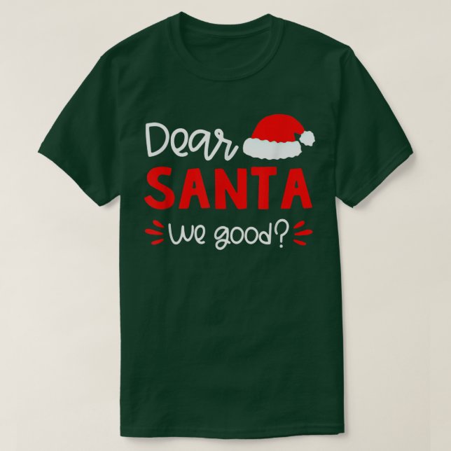 Kära Santa We Bra Santa Hat Family Matching Chris T Shirt (Design framsida)