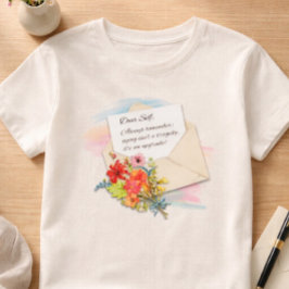 Kära Själv, Åldrandet är en Uppgradering Motiveran T Shirt