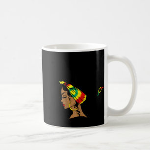 Kära svarta flicka Afro-drottning design Kaffemugg