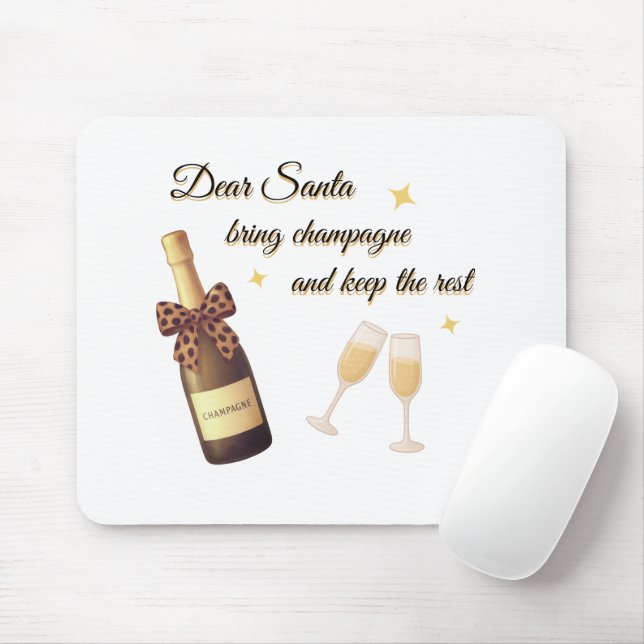 Kära Tomte Champagne Design Musmatta (Med mus)
