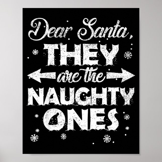 Kära Tomte De Är De Busiga Jul Familj Poster (Framsidan)