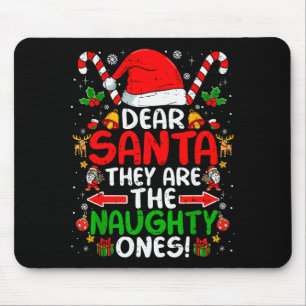 Kära Tomte De Är De Stygga Funny Christm Musmatta