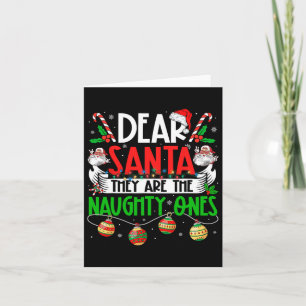 Kära Tomte De Är De Stygga Funny Jul Kort