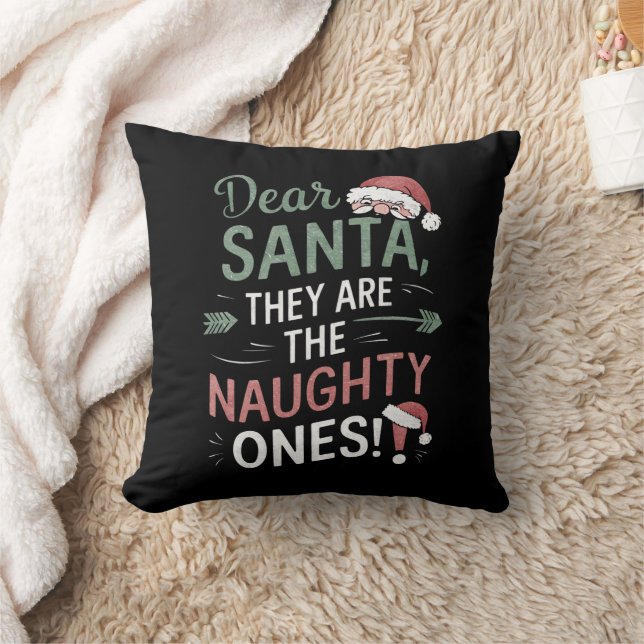 Kära Tomte De Är De Stygga Julen  Kudde (Filt)