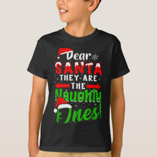 Kära Tomte De Är De Stygga Roligt Jul T Shirt