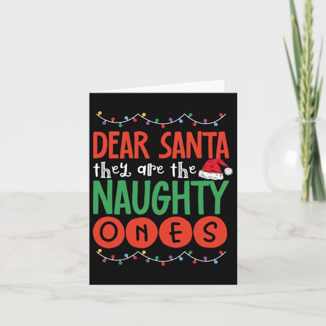 Kära Tomte De Är De Stygga Ugly Christma Kort (Framsida)