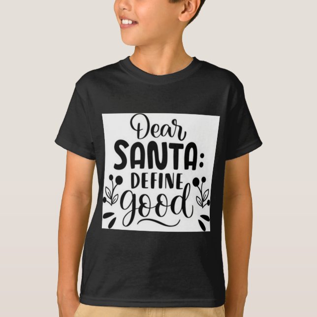Kära tomte Definiera Bra T Shirt (Framsida)