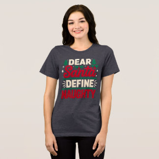 Kära Tomte Definiera Busig Rolig Humor Citat T Shirt
