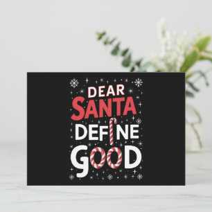 Kära tomte Definiera God Jul Helg Xmas Julkort