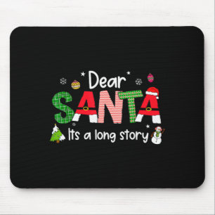 Kära Tomte Det Är En Lång Historia Jul Pjs Familj Musmatta