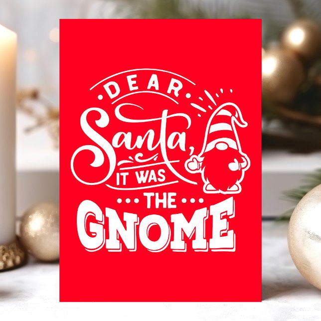 Kära Tomte Det Var Tomtens Jul Helgkort (Skapare uppladdad)