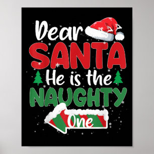 Kära Tomte Han Är Den Stygga Matching Par Poster