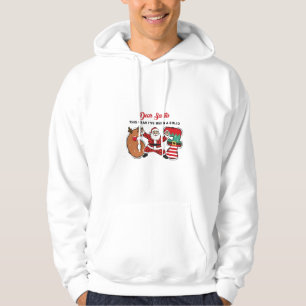 Kära Tomte i år har jag varit Snäll 6 7 Sex Sju Hoodie