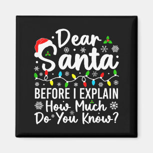 Kära tomte innan jag förklarar hur mycket vet du C Magnet